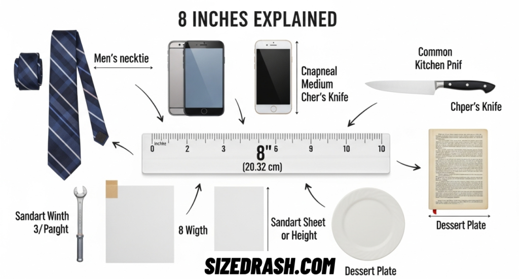 8 Inches Explained: How Long It Is and Items That Are 8 Inches Long in Everyday Life
