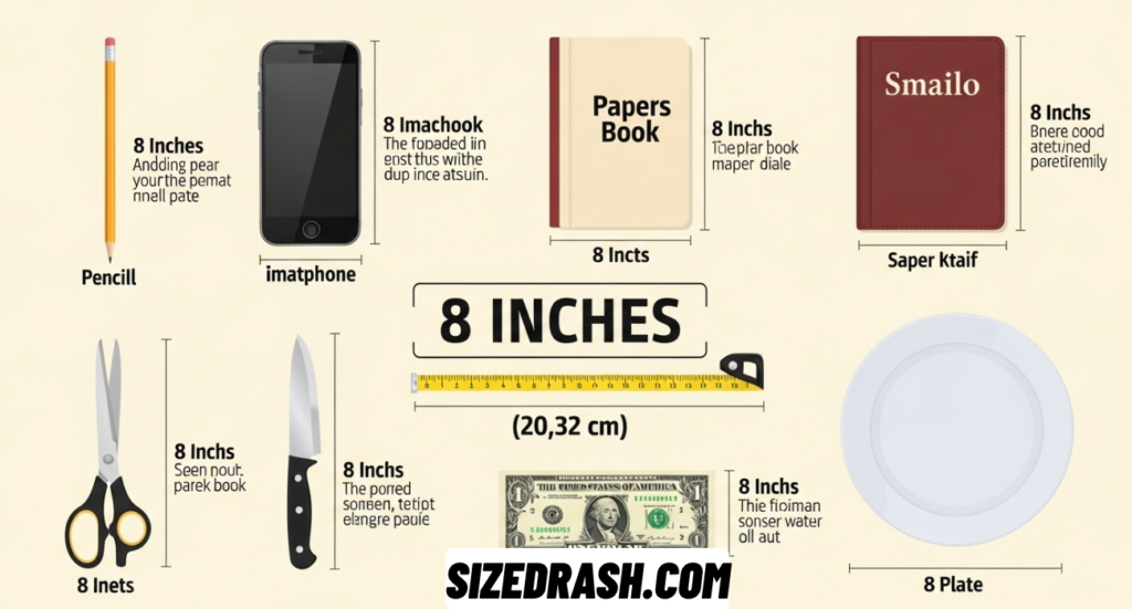 8 Inches Explained: How Long It Is and Items That Are 8 Inches Long in Everyday Life