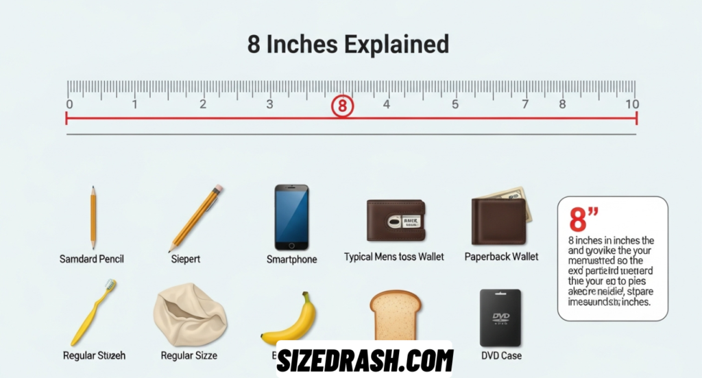 8 Inches Explained: How Long It Is and Items That Are 8 Inches Long in Everyday Life
