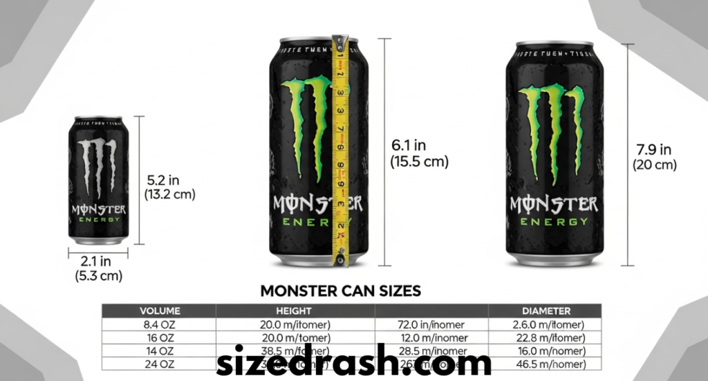 How Tall is a Monster Can: Complete Guide to Monster Can Dimensions and Sizes