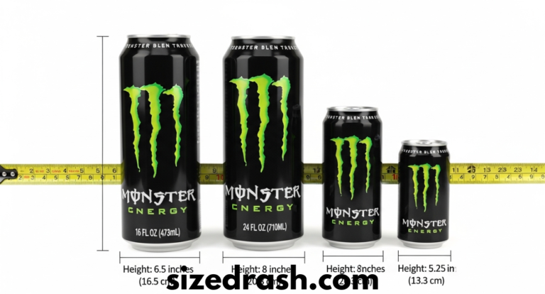 How Tall is a Monster Can: Complete Guide to Monster Can Dimensions and Sizes