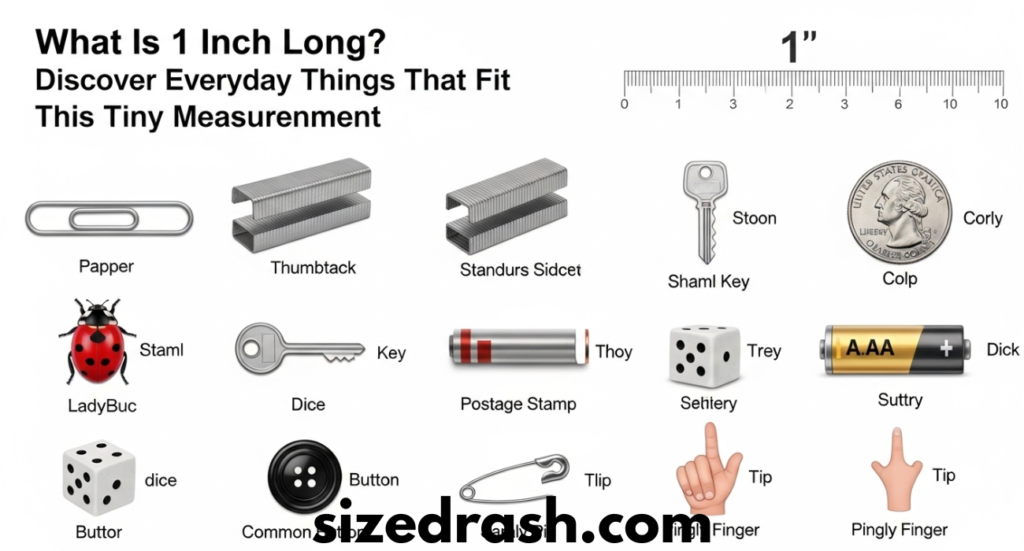 What Is 1 Inch Long? Discover Everyday Things That Fit This Tiny Measurement